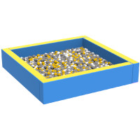 Сухой бассейн квадратный 200х200 см HOP-HOP